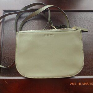 EUC Lo & Sons Olive Green Crossbody Bag Waverly 2 Large